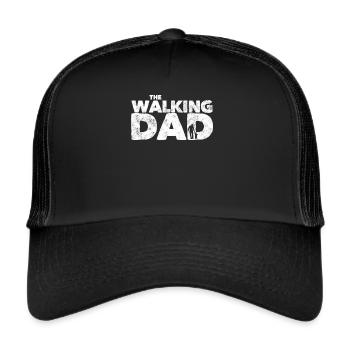 THE WALKING DAD - Trucker Cap - black/black - Front