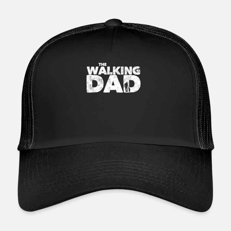 THE WALKING DAD - Casquette trucker  - noir/noir