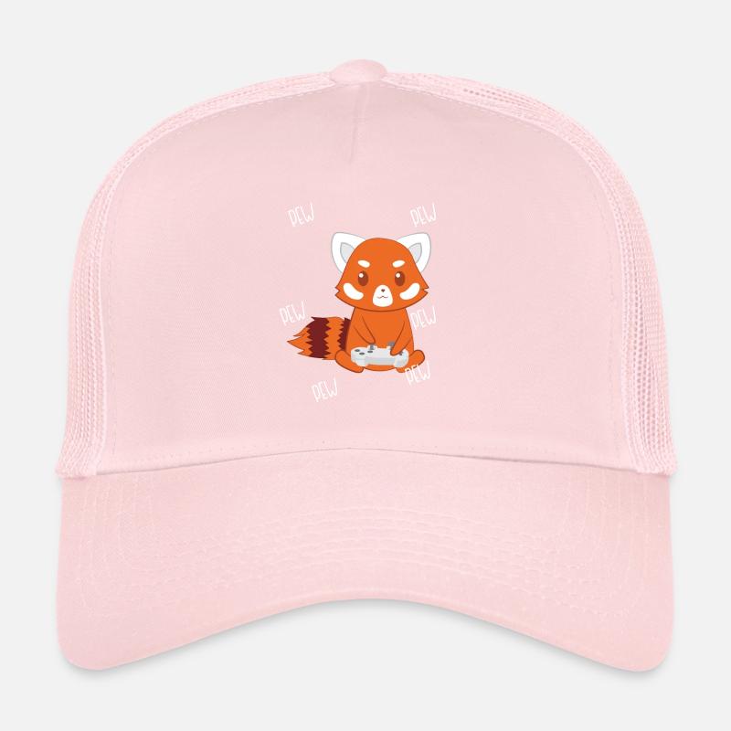 Kleiner Panda – Roter Panda – Gamer - Zocker Trucker Cap