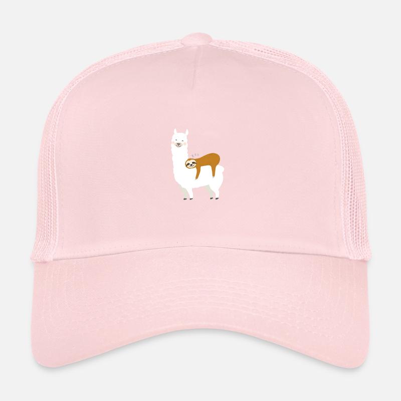 Alpaca with sloth Trucker Cap