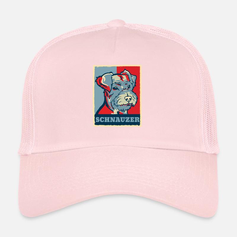 Schnauzer Hund Retro Vintage Geschenk Trucker Cap