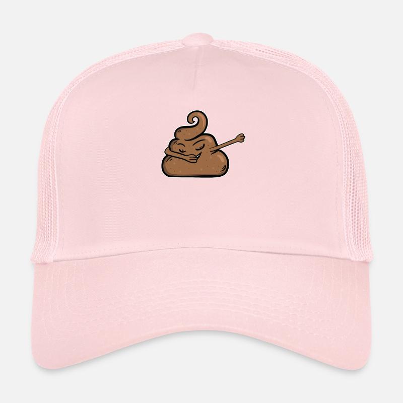 Shit feces shit dabbing dance funny gift Trucker Cap