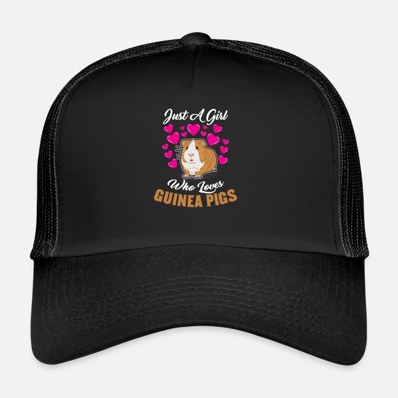 Juste une fille qui aime le cochon d'Inde de cobaye Casquette trucker 