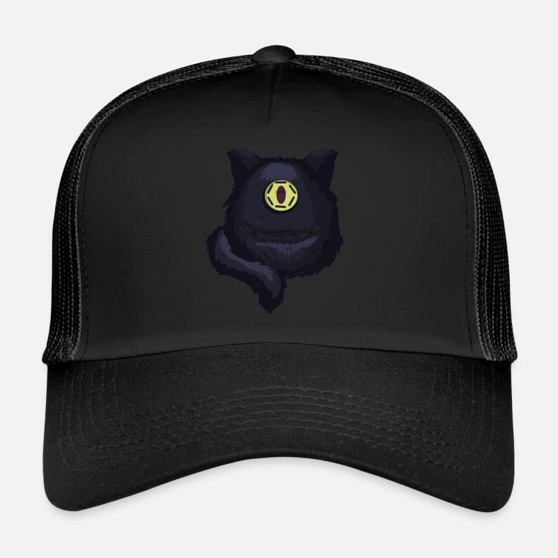 Cyclops cat scary gift idea Trucker Cap