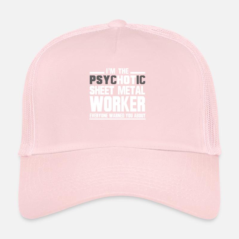 Psychotischer Blecharbeiter Trucker Cap
