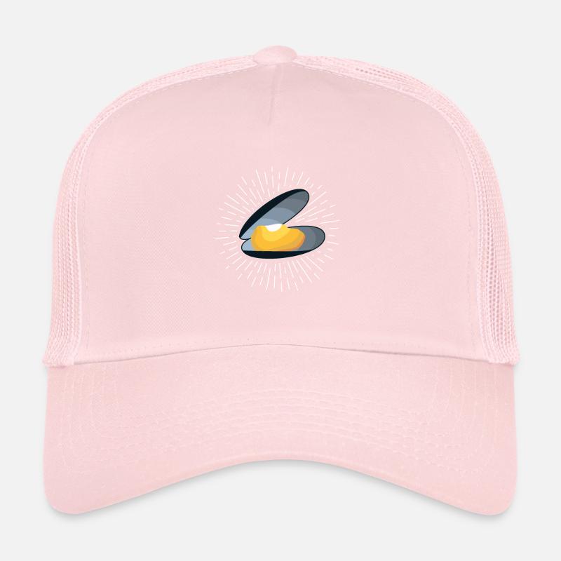Mussel Oyster Shellfish Sea creature Sylt Trucker Cap