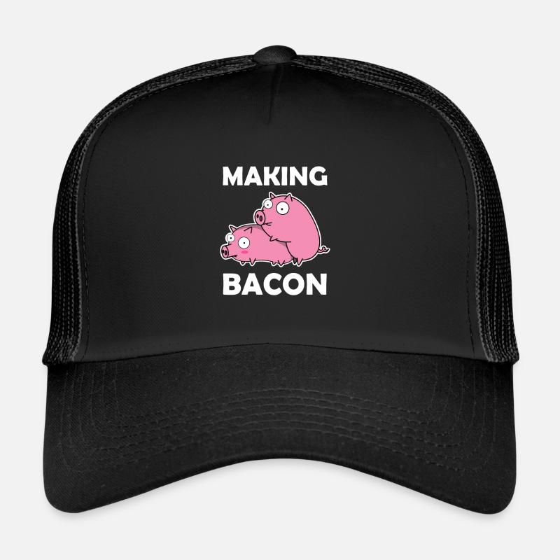 Making Bacon Bacon Bacon s’accouplement sexe cochon Casquette trucker 