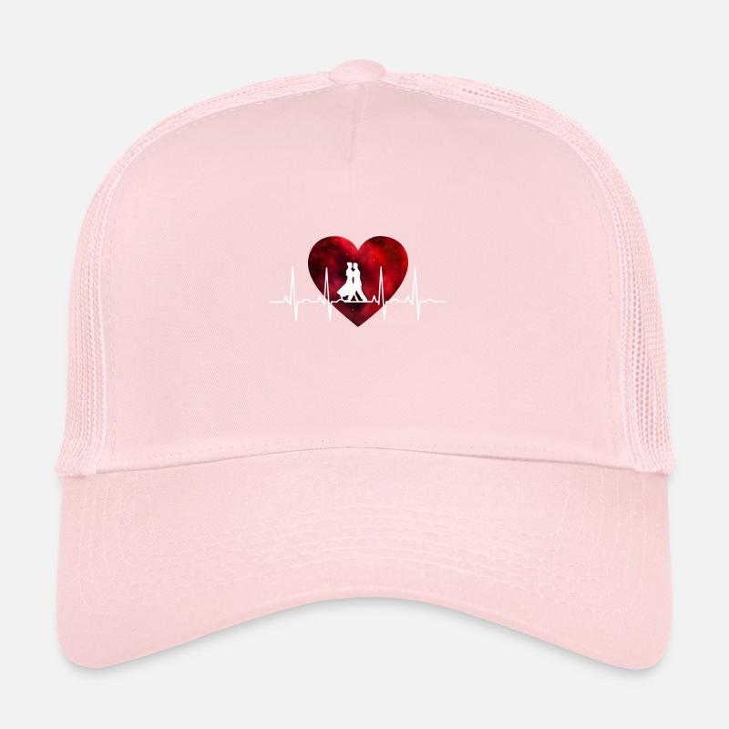 Salsa couple dancing heart Trucker Cap