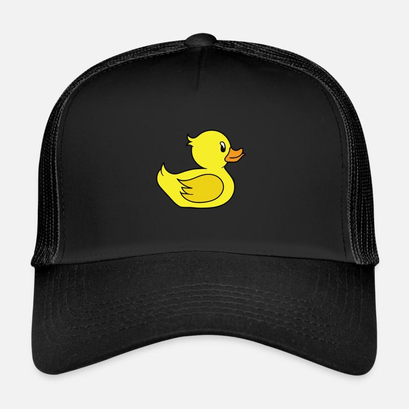 Doux canard jaune - Un petit canard mignon Casquette trucker 
