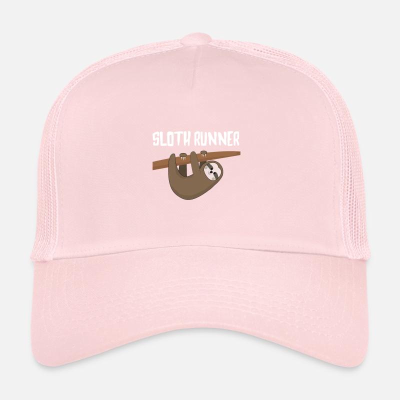 Marathon sloth slow Funny gift Trucker Cap