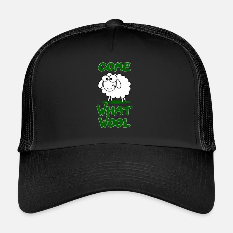 Come What Wool Schaaf Witziges Design Geschenk Trucker Cap