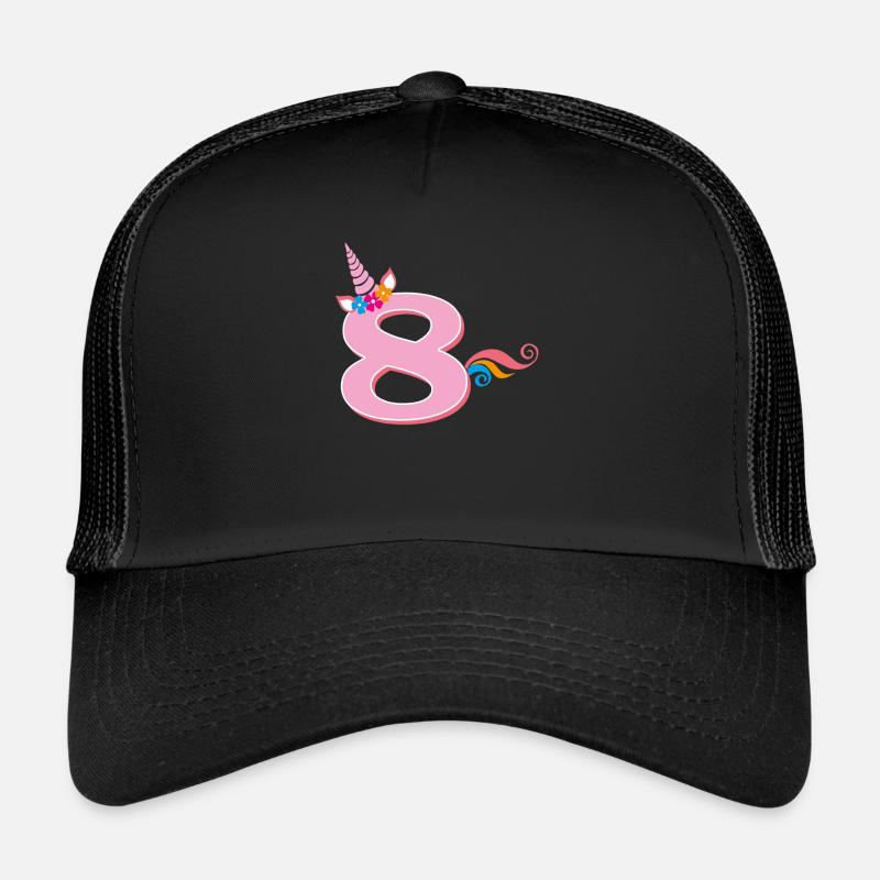 8. Geburtstag Einhorn Trucker Cap