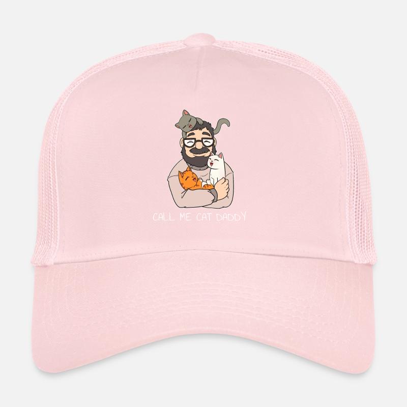 Call me Cats Daddy Kitty Daddy cuddle gift Trucker Cap