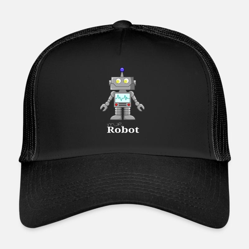 Robot gift - Trucker Cap - black/black