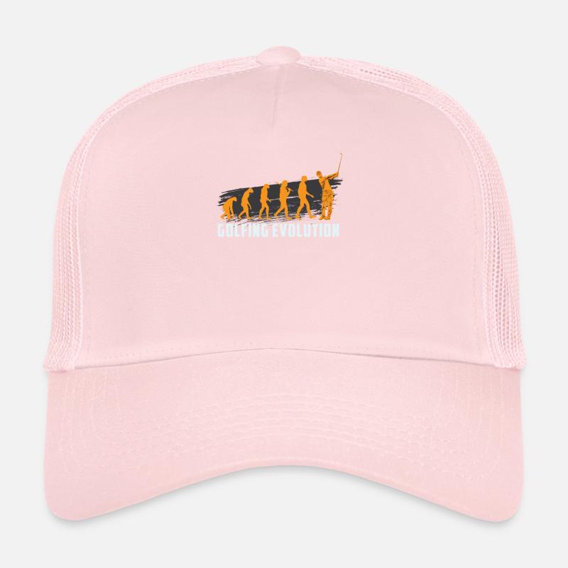 GOLFING EVOLUTION golfeur motif de golf Casquette trucker 
