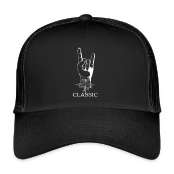1969 Classic Rock 50th Birthday Gift Tee Shirt - Trucker Cap - black/black - Front