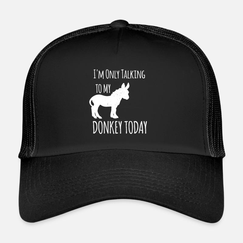 Esel - Trucker Cap - Schwarz/Schwarz