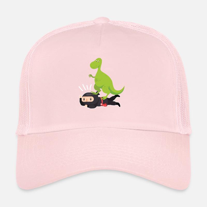 Ninja Samurai mit Dinosaurier Trucker Cap