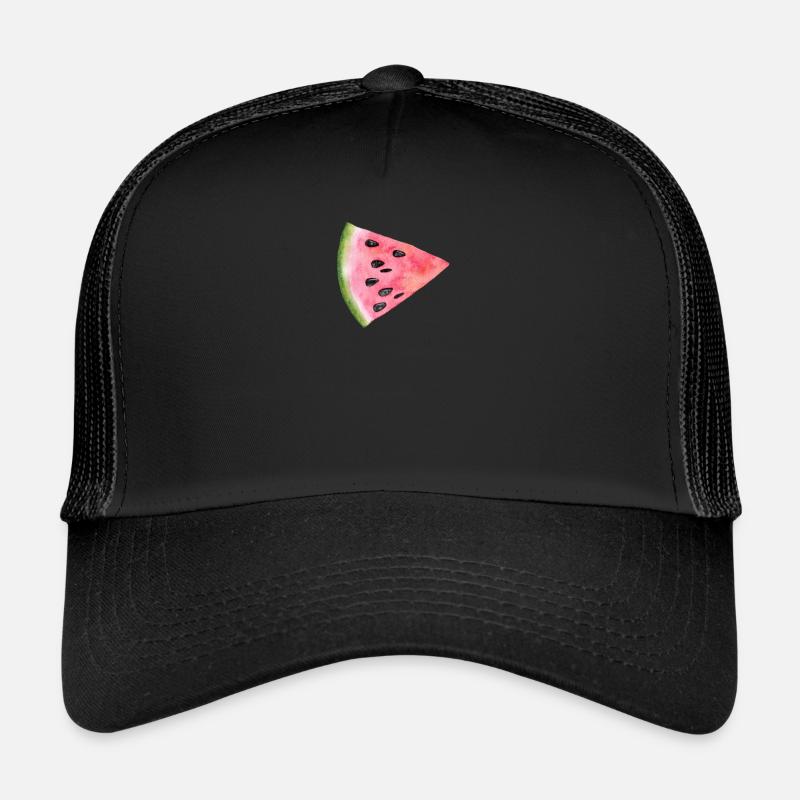melon - Casquette trucker  - noir/noir
