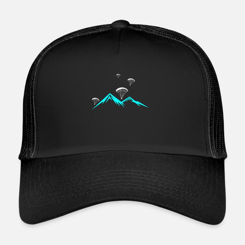 Paragliding view - Trucker Cap - black/black
