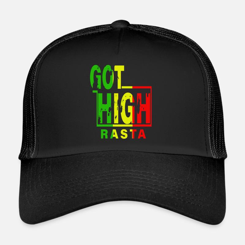 Got high Rasta Trucker Cap