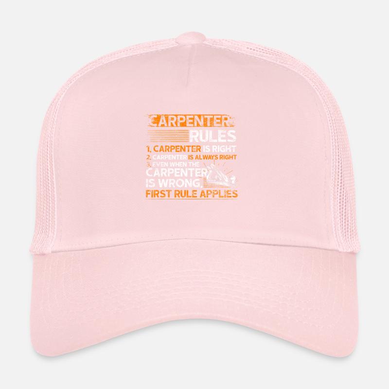 Règles de charpentier Casquette trucker 