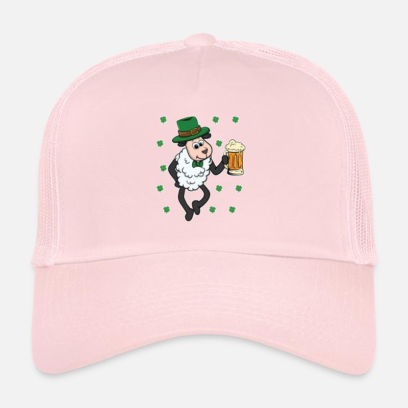 St. Patricks Day Leprechaun Schaf Schäfer Hirte Trucker Cap