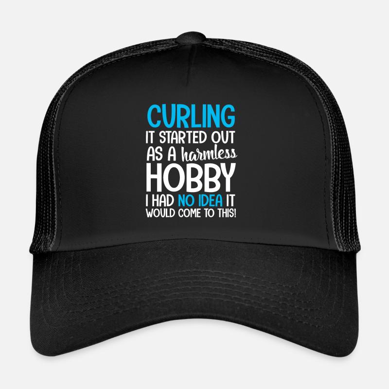 Curling curling Trucker Cap