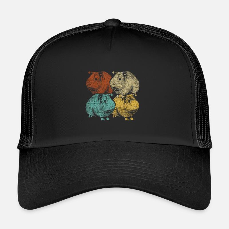 Zoo de cochon d'Inde - Casquette trucker - noir/noir