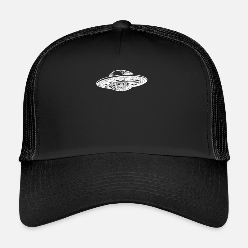 Ufo - Trucker Cap - Schwarz/Schwarz