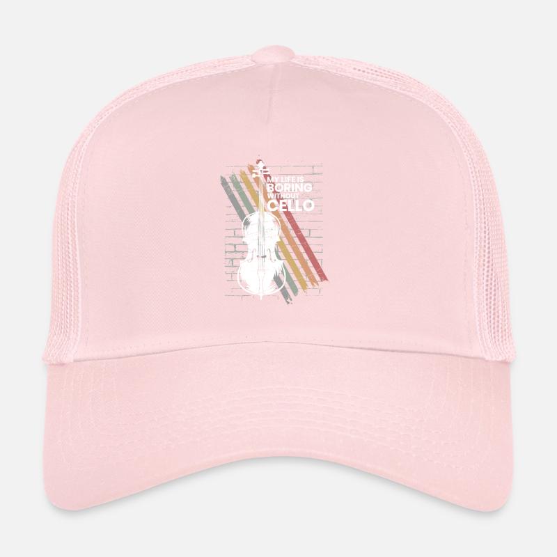 Violoncelle à genoux à cordes instrument de violoncelle violoncelle Casquette trucker 