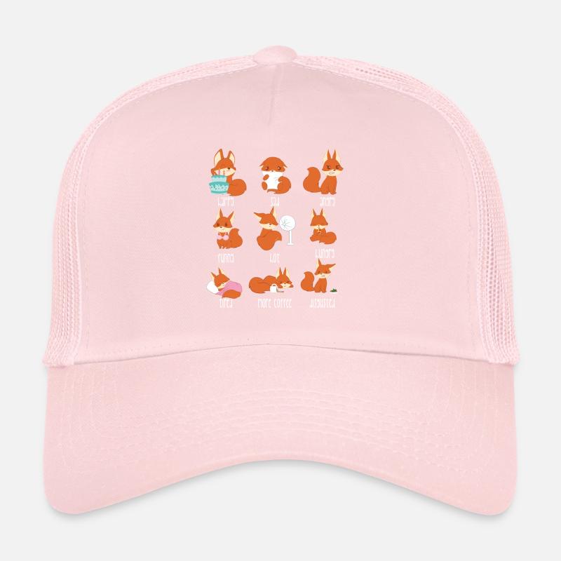 Fox - Fox T-Shirt - Fox Fan - Emoticons Trucker Cap