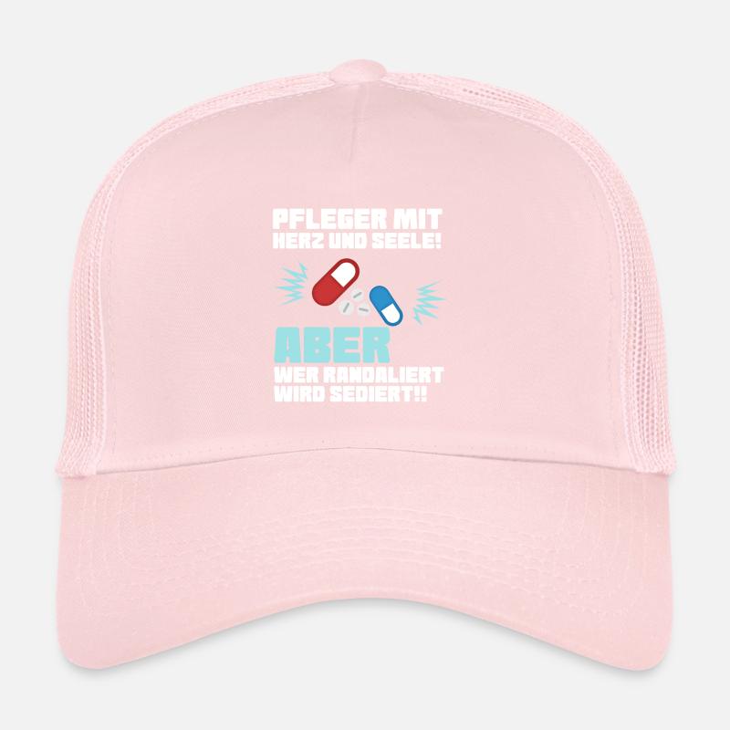 Caregiver With Trucker Cap