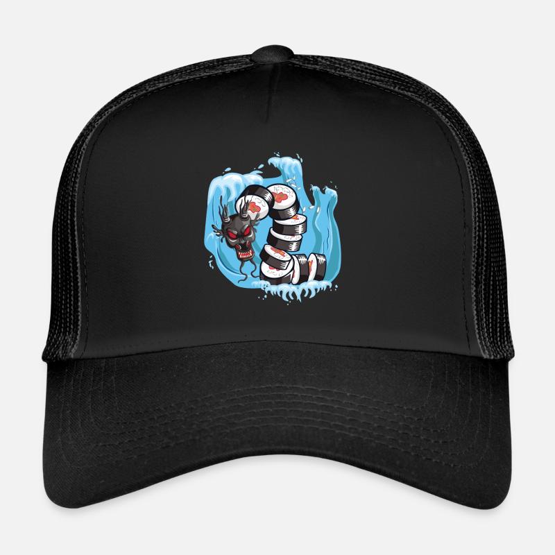 Sushi Serpent de mer Casquette trucker 