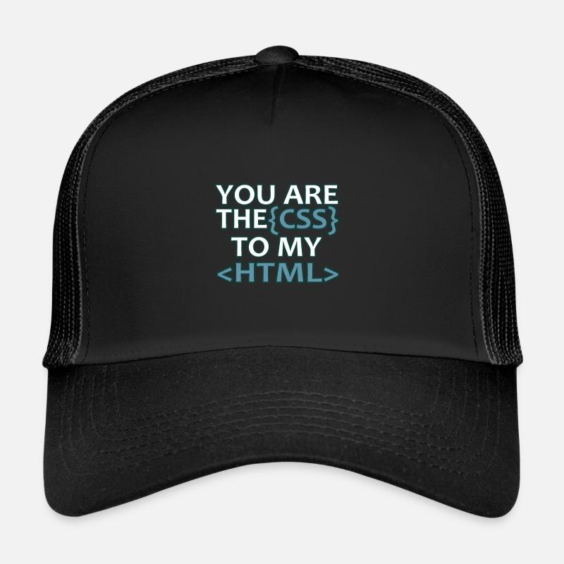 Développeur Web CSS HTML Informatik Funny gift Casquette trucker 