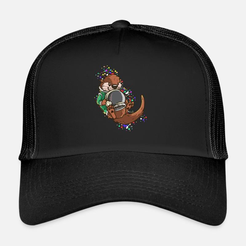 Space Otter Space Astronaut Kids Gift Enfant Casquette trucker 