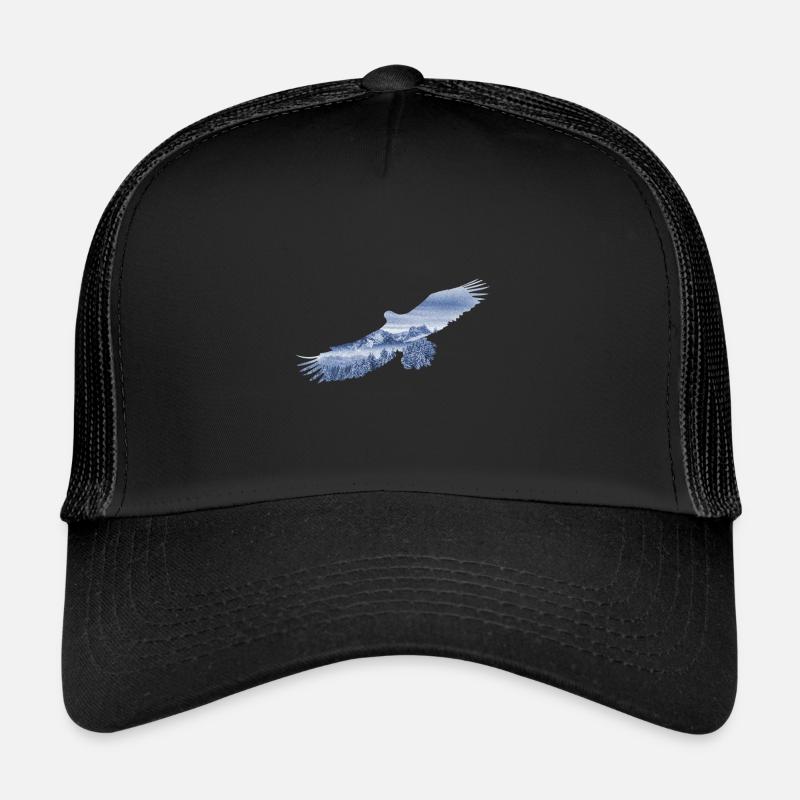 Soar like an Eagle - Trucker Cap - Schwarz/Schwarz