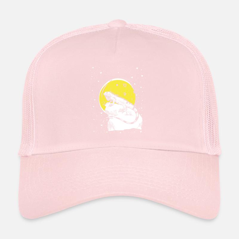 Iguana night Trucker Cap