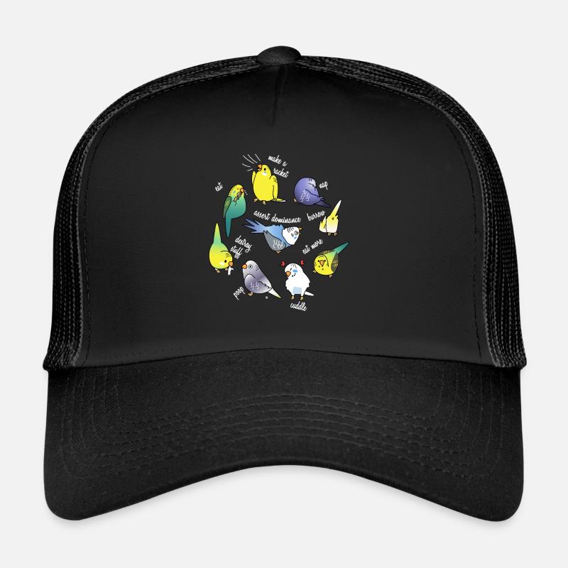 Perroquet canari perruche Casquette trucker 