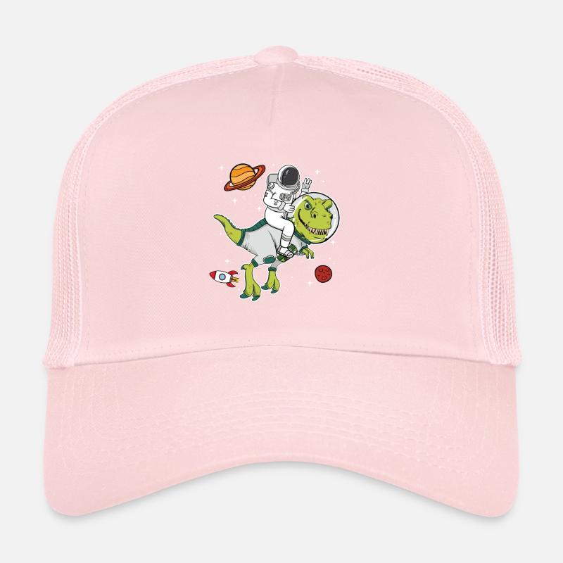 Astronaute Space Dinosaure T Rex Cadeau Casquette trucker 