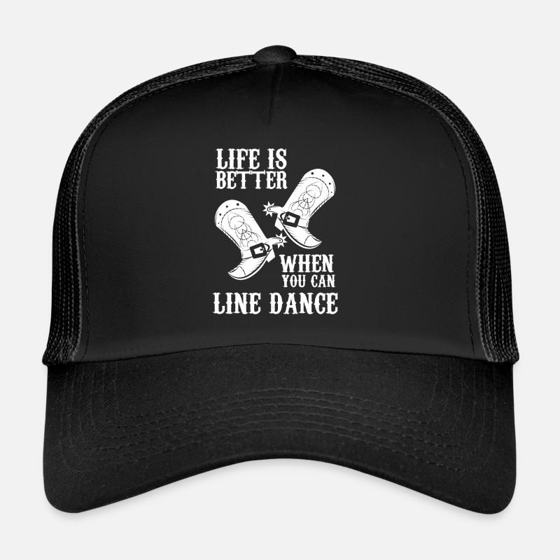 Linedance - Linedancer - Country - Life - Say Casquette trucker 