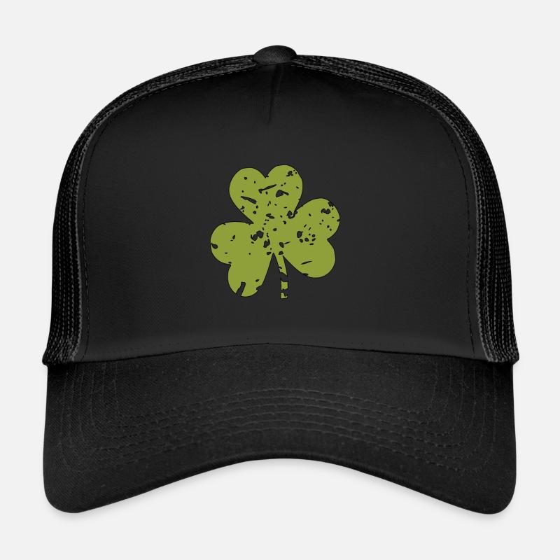 VIERBLÄTTRIGES KLEEBLATT-FOUR-LEAF CLOVER Trucker Cap