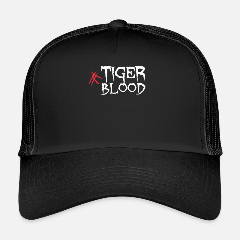 Kühles Tiger Blood Scars-Geschenk Trucker Cap