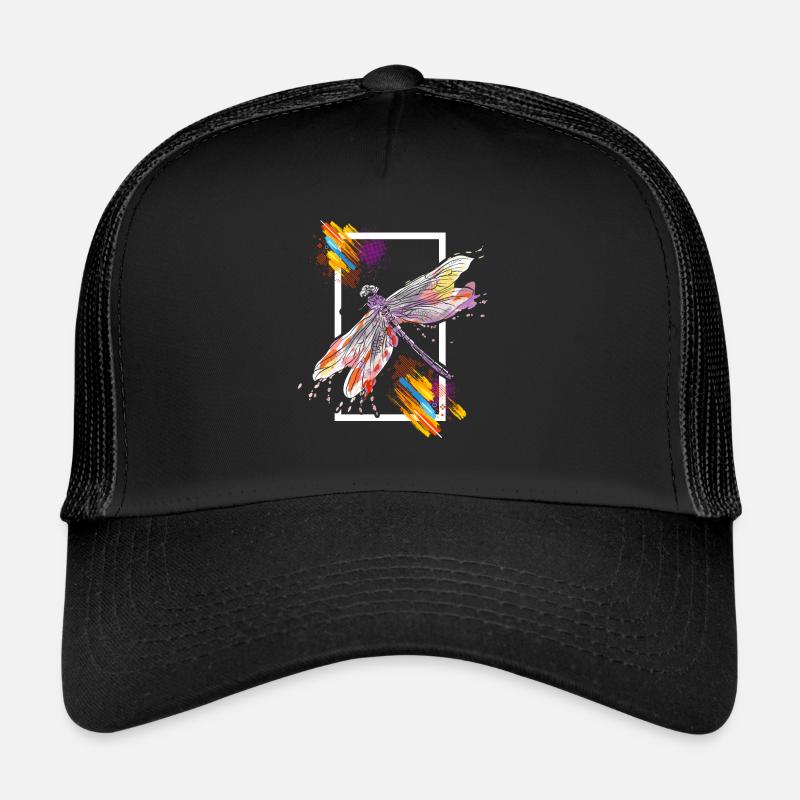 Libelle - Trucker Cap - Schwarz/Schwarz