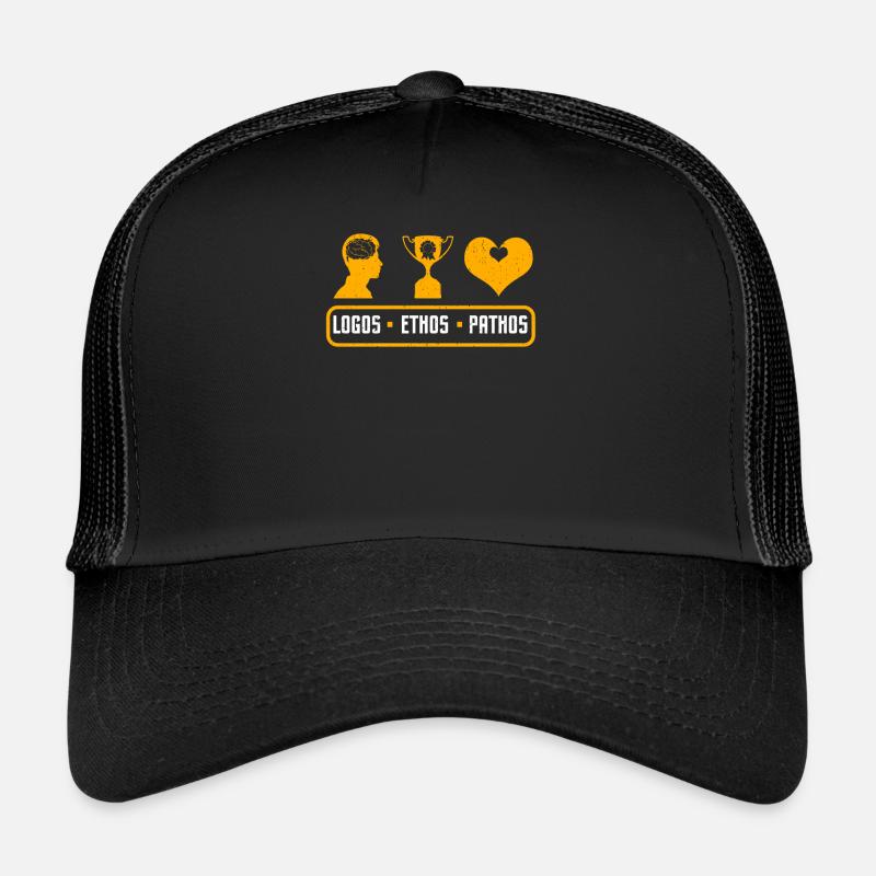Rhétorique triangle cadeau de philosophie rhétorique Casquette trucker 