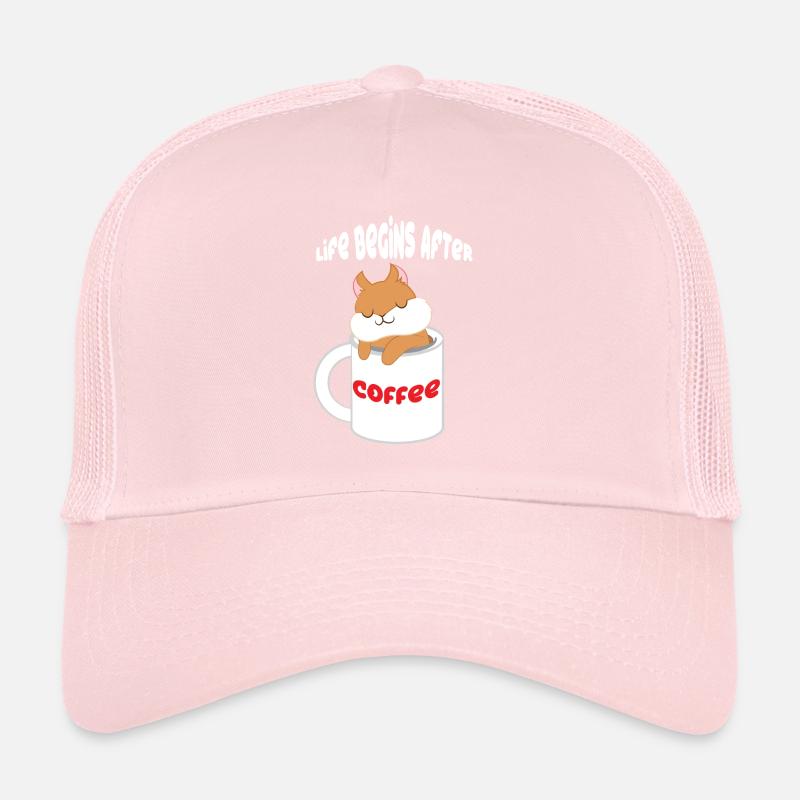 Eichhörnchen - Kaffee - Eichkätzchen - Geschenk Trucker Cap