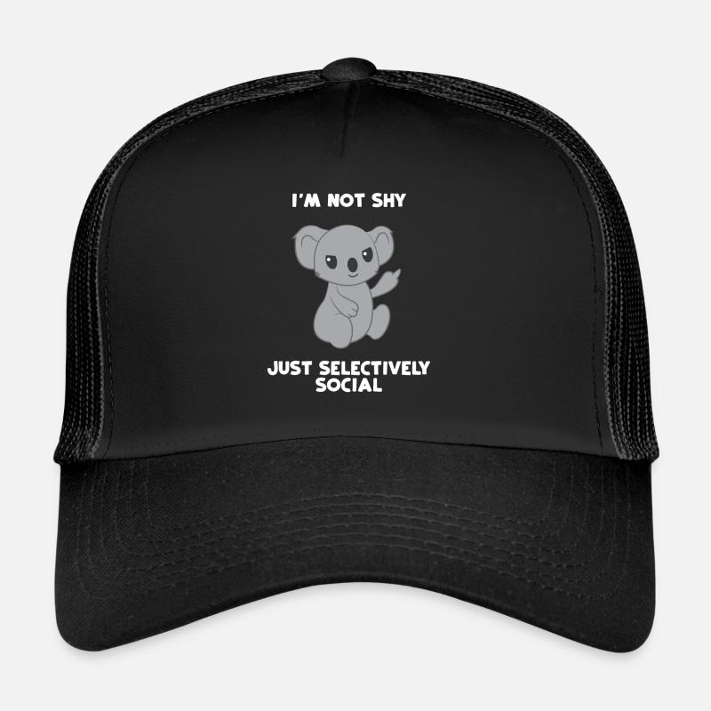 Koala - Koala Bär - Koalabär - Antisozial Trucker Cap
