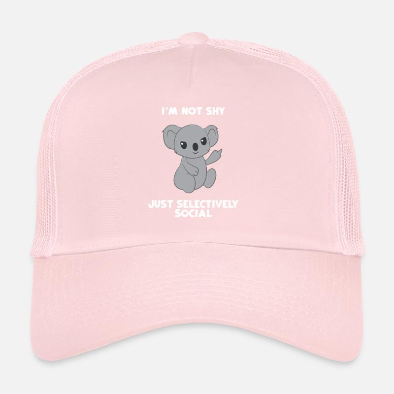 Koala - Koala Bear - Koala Bear - Antisocial Trucker Cap