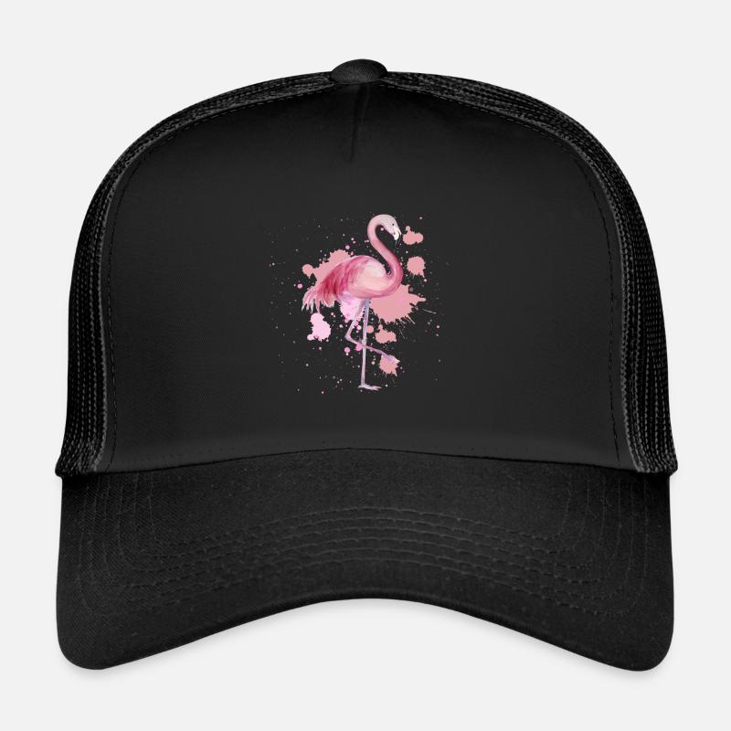 Flamingo bird Trucker Cap