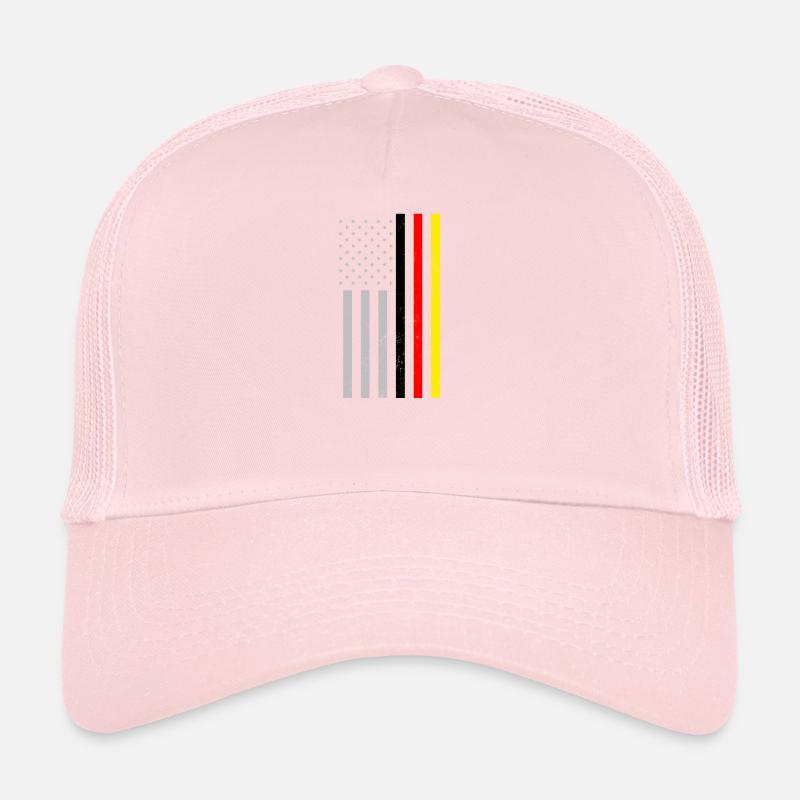 German American Pride US Flag Gift Trucker Cap